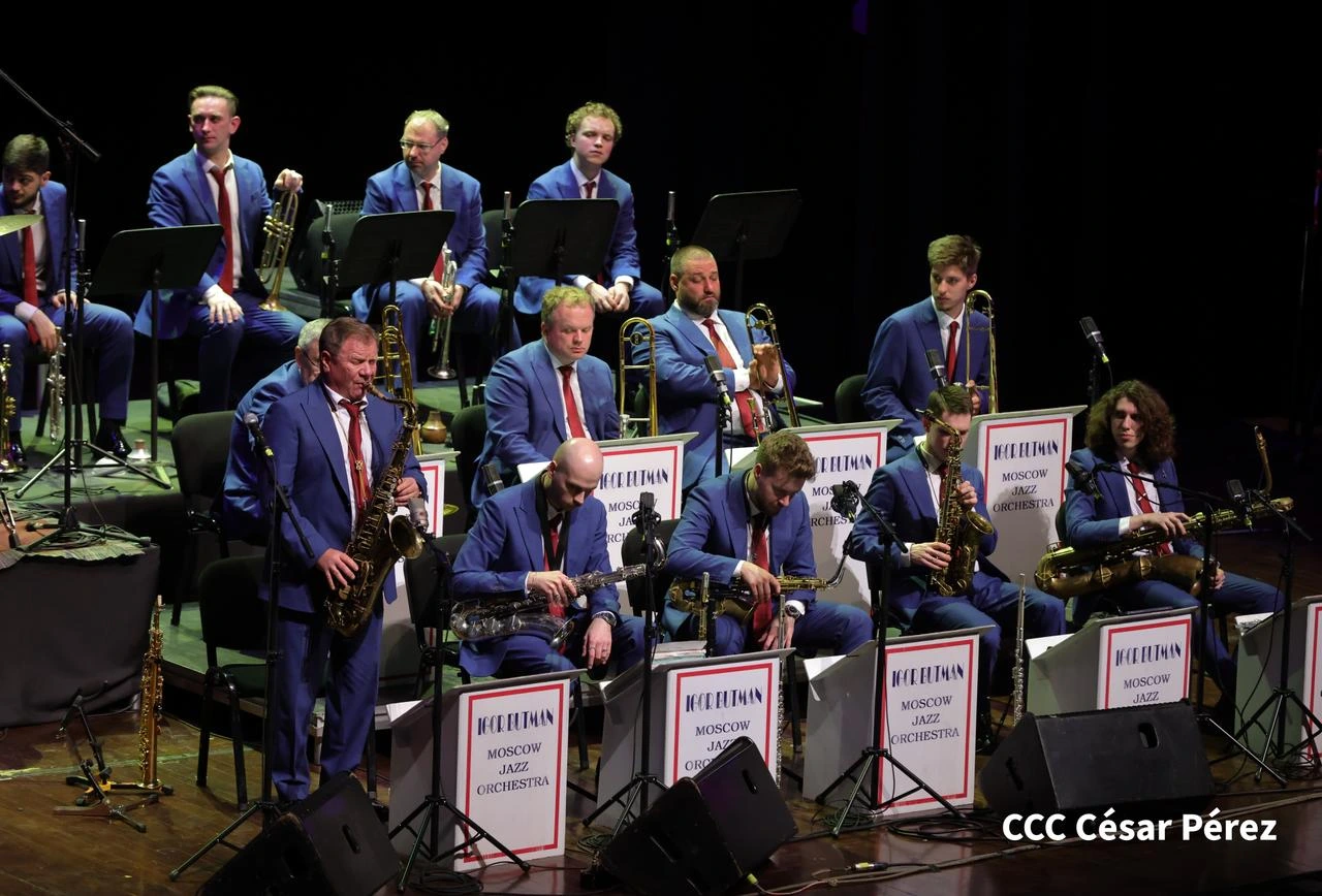 Nicaragua despide con reconocimiento a la Orquesta de Jazz de Moscú tras magistral presentación