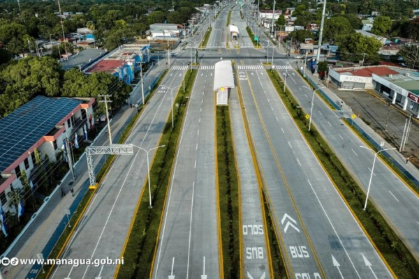 Pista Héroes de la Insurrección reduce tiempos de viaje de una hora a 18 minutos en Managua