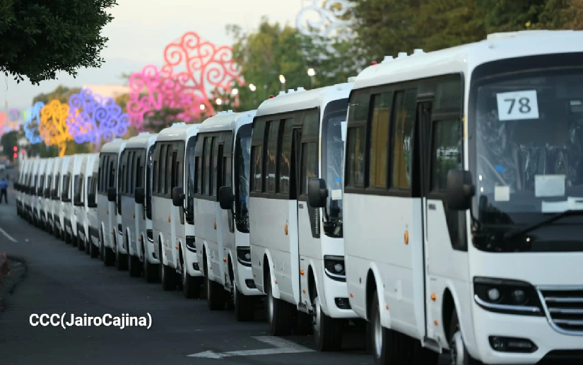 Acto de entrega fortalece el trabajo de cooperativas de transporte en Nicaragua
