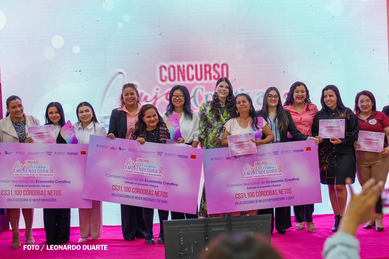 Historias de esfuerzo y liderazgo: premian a mujeres emprendedoras de Nicaragua
