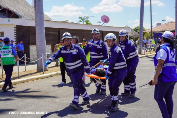 Casi 2 millones de nicaragüenses participaron en primer simulacro multiamenazas del año