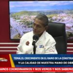 Sector construcción refleja avance y dinamismo económico en el país