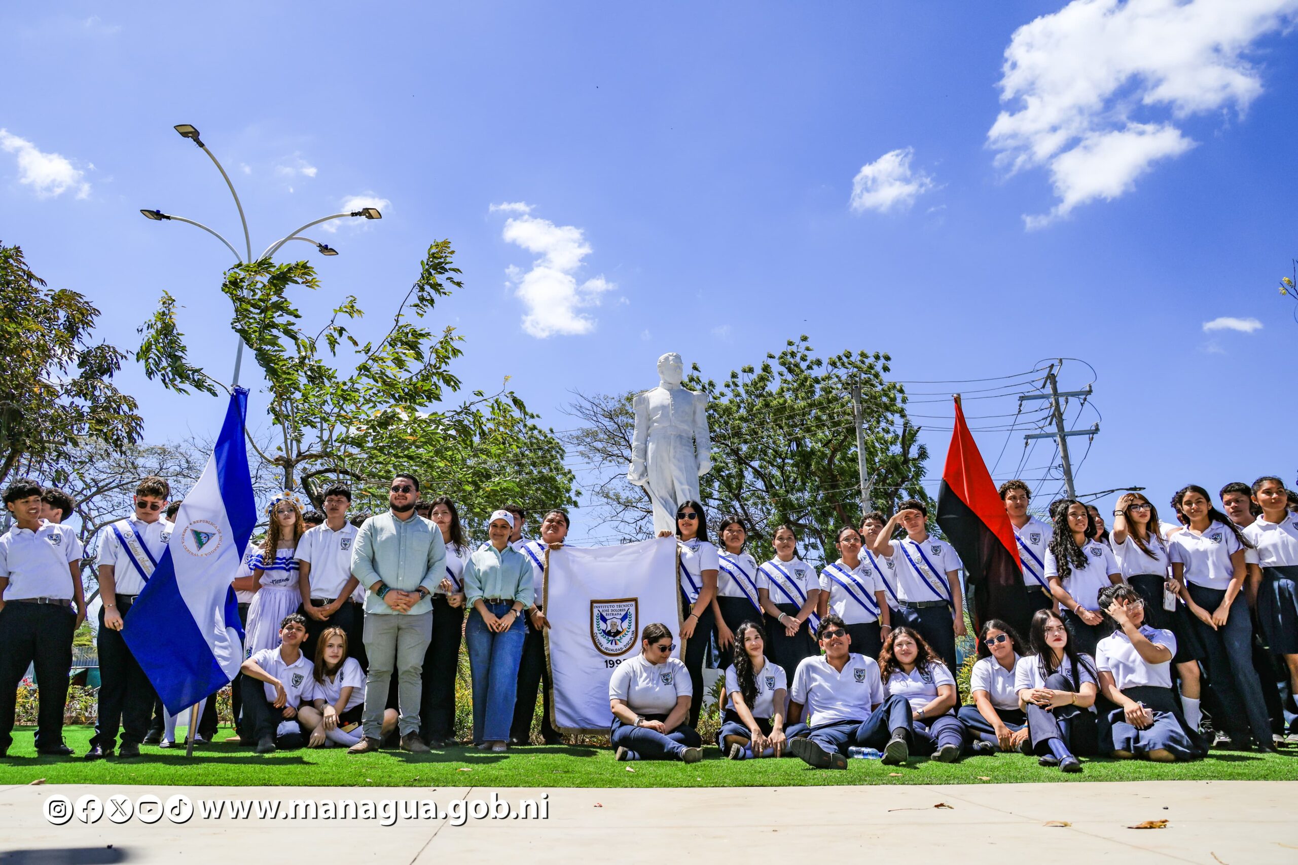 Managua rinde homenaje al General José Dolores Estrada en el 234 aniversario de su natalicio