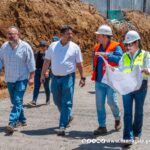 Avanzan obras de drenaje y saneamiento en la Pista Héroes de la Insurrección