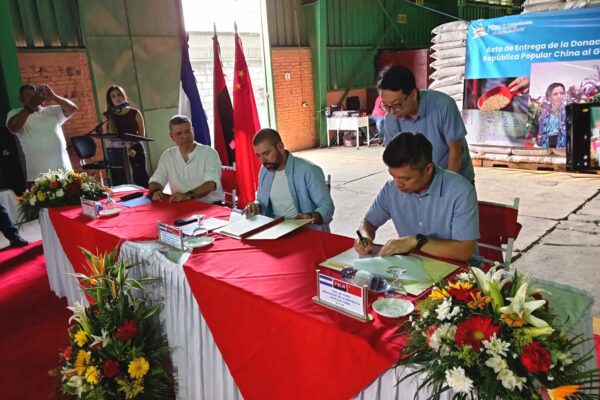 Nicaragua recibe fuerte impulso al campo y la mesa con donación de China