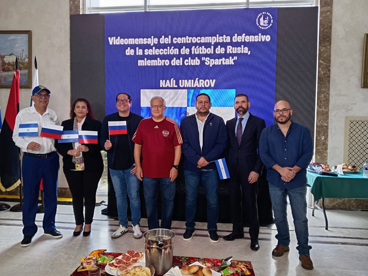 Rusia se impone 3-1 ante Nicaragua en amistoso histórico