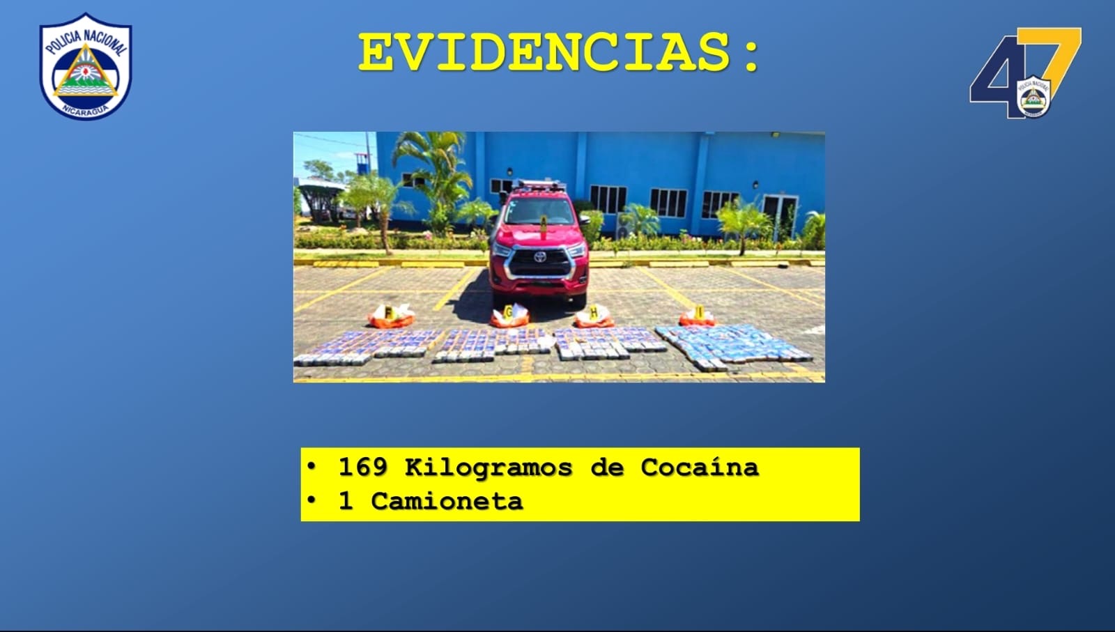 Golpe al narcotráfico: incautan 169 kilos de cocaína en San Juan del Sur