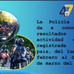 Policía Nacional captura a 71 personas por diversos delitos en una semana