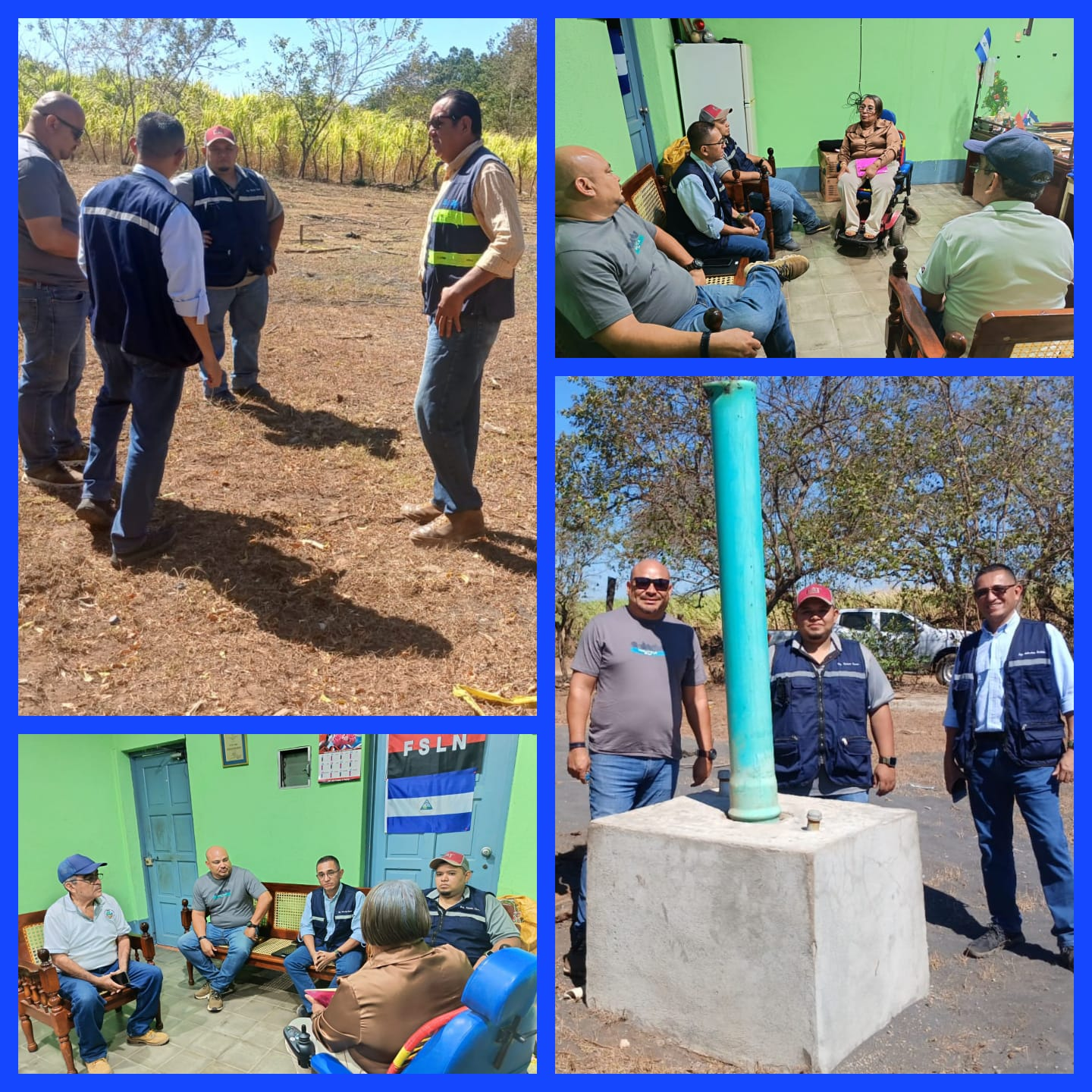 ENACAL avanza en la construcción del Sistema de Agua Potable en Los Arcos, La Paz Centro