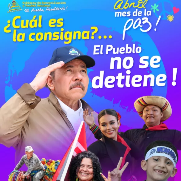 Foto de Afiches «Abril Mes de la Paz»