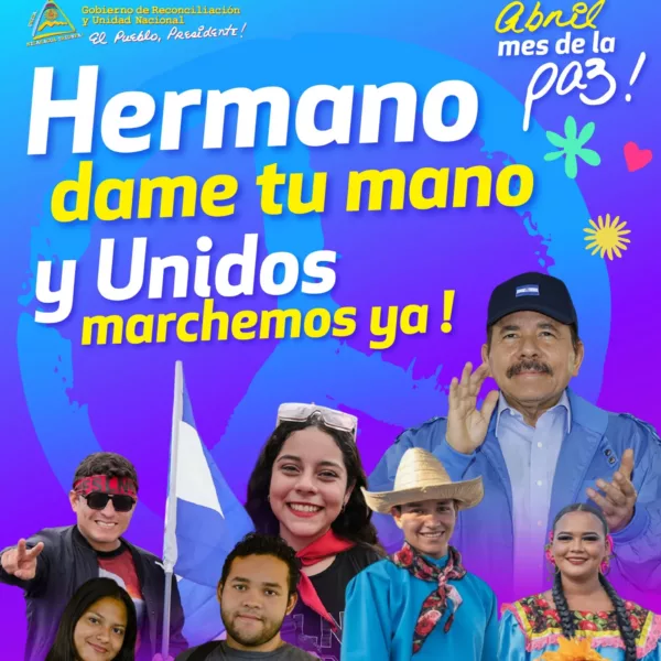 Foto de Afiches «Abril Mes de la Paz»