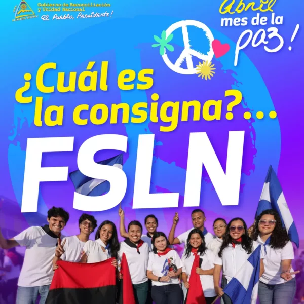 Foto de Afiches «Abril Mes de la Paz»