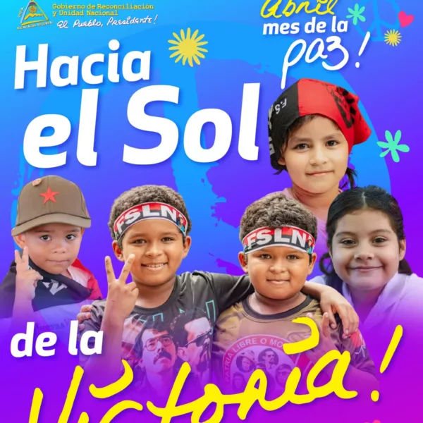 Foto de Afiches «Abril Mes de la Paz»