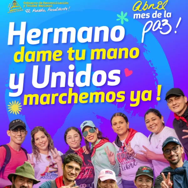 Foto de Afiches «Abril Mes de la Paz»