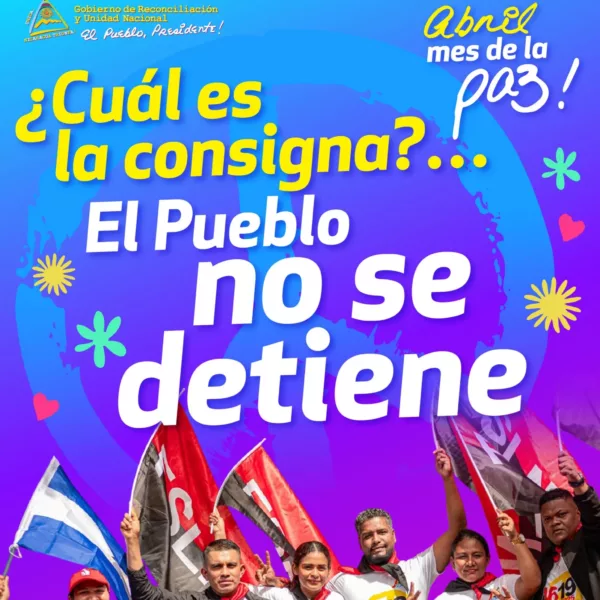 Foto de Afiches «Abril Mes de la Paz»