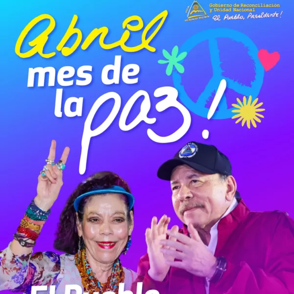 Foto de Afiches «Abril Mes de la Paz»