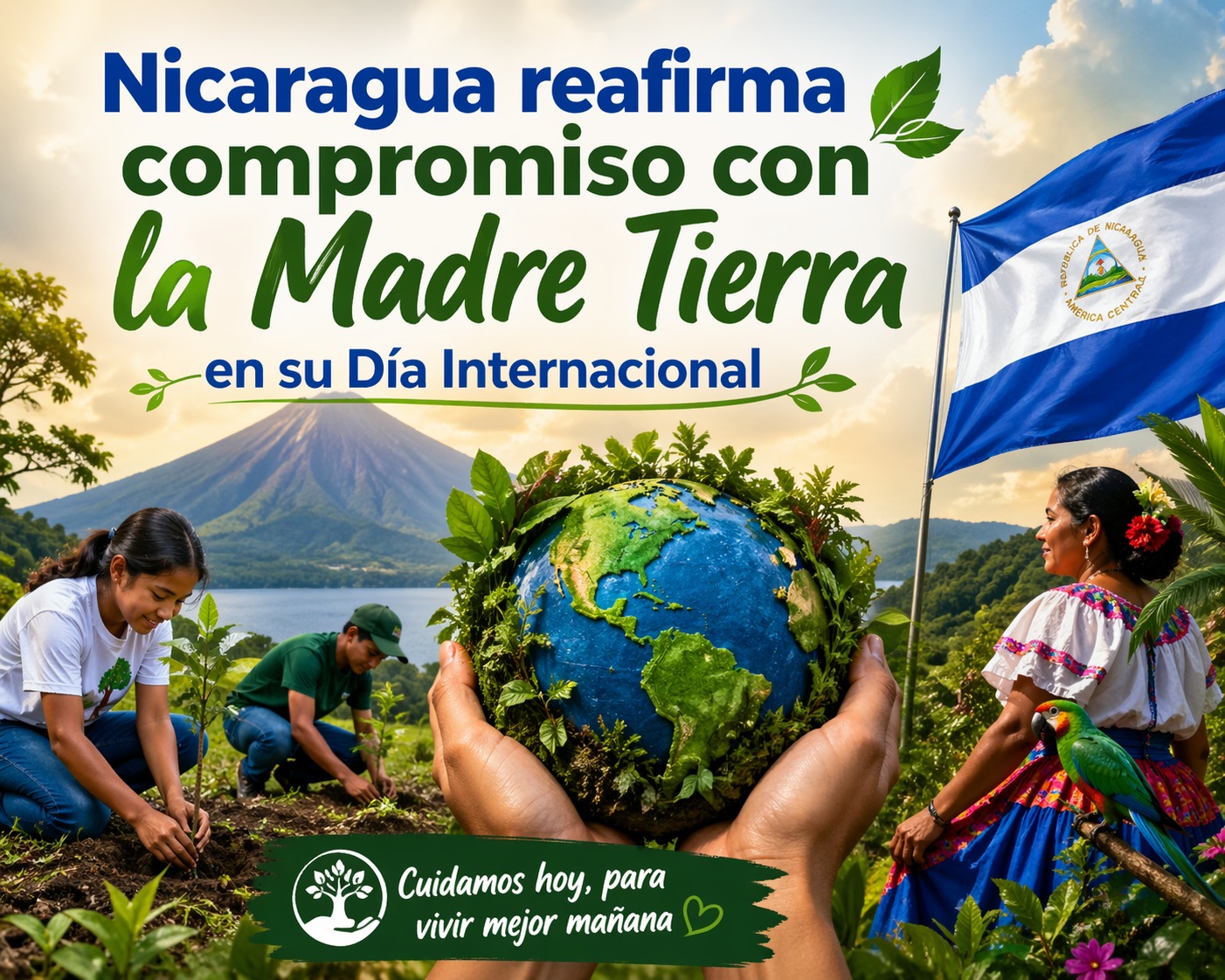 Nicaragua reafirma compromiso con la Madre Tierra en su Día Internacional