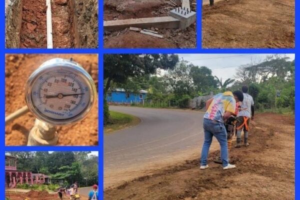 Nueva Guinea avanza en construcción de Sistema de Agua Potable en Comunidad La Esperanza