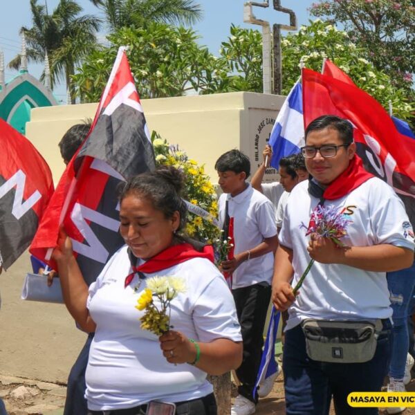 Foto de Juventud Sandinista honra a Margarita Calderón