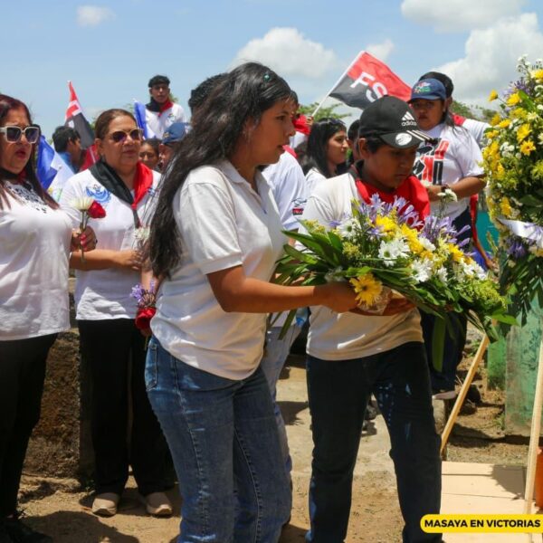 Foto de Juventud Sandinista honra a Margarita Calderón