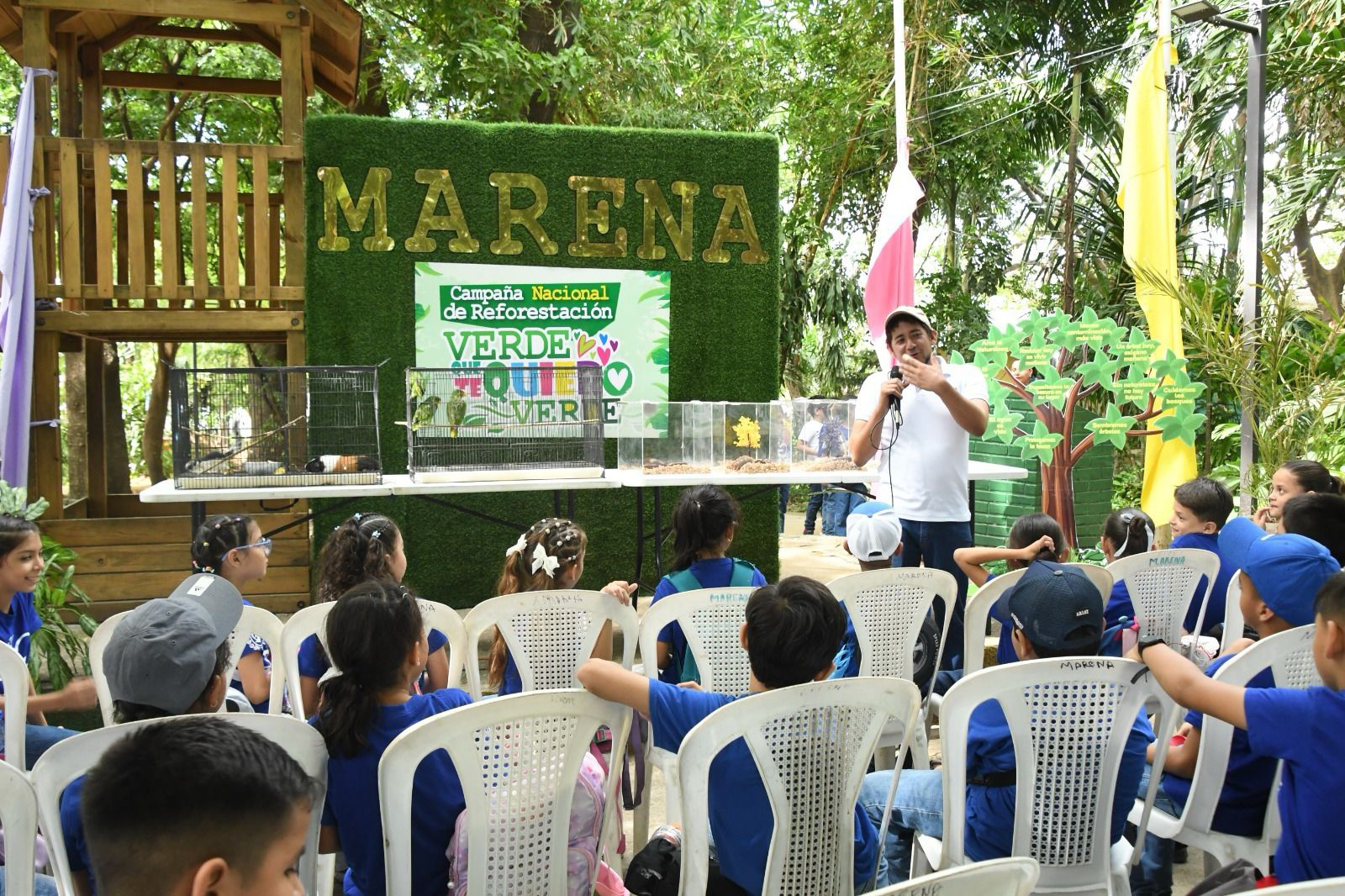 MARENA realiza jornada ambiental educativa en el Arboretum Nacional