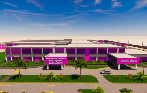 Nuevo hospital en Bluefields fortalecerá salud gratuita en la Costa Caribe Sur