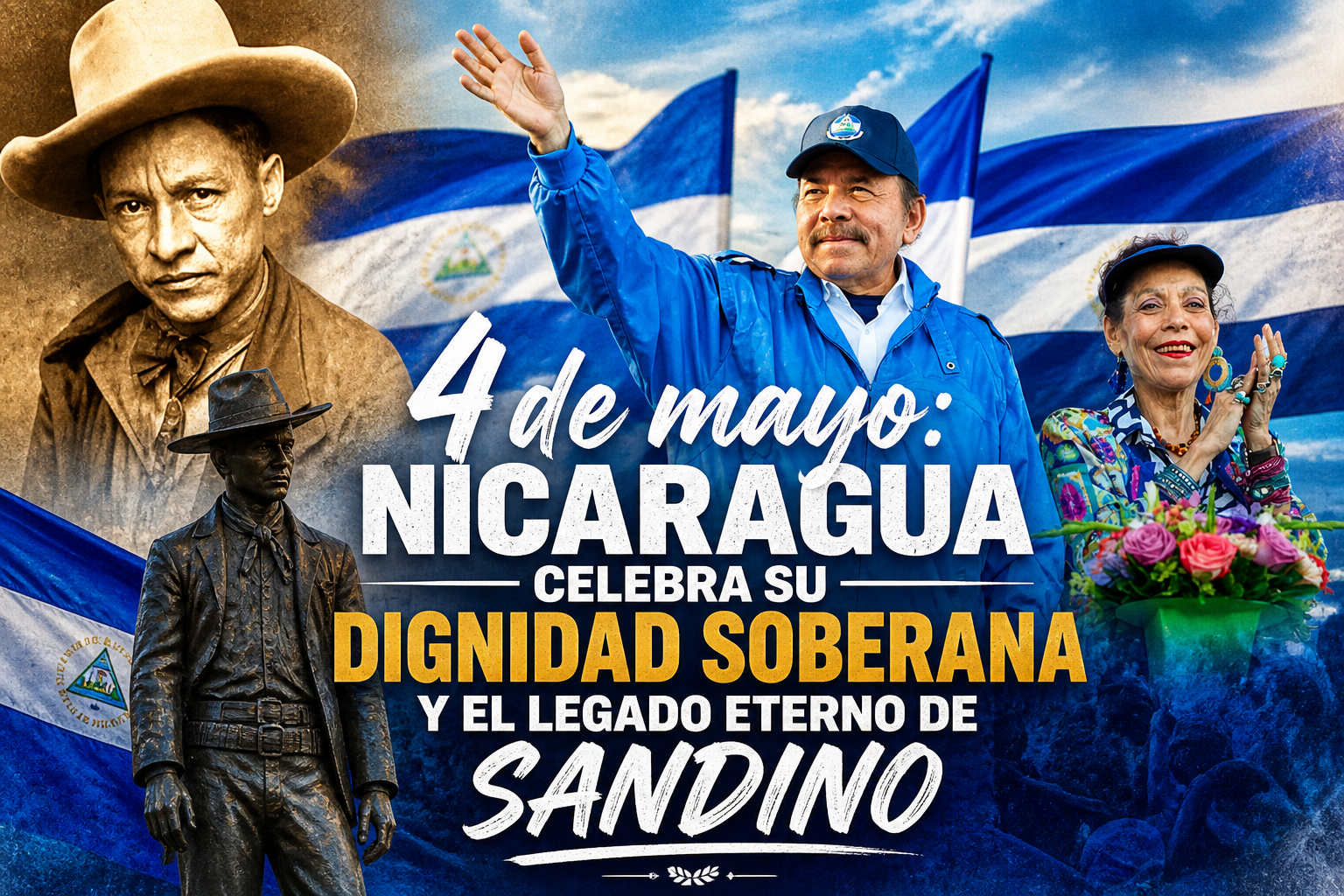 4 de mayo: Nicaragua celebra su dignidad soberana y el legado eterno de Sandino