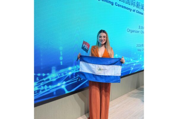 Comunicadora Sandinista en Curso del Centro Internacional de Comunicación de China