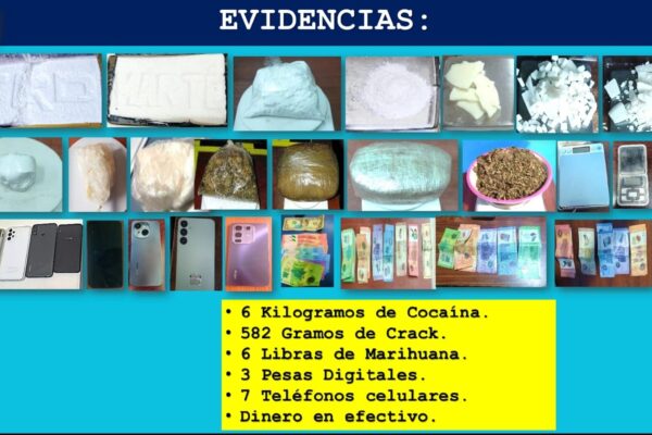 Policía Nacional captura a 109 personas por diversos delitos en una semana
