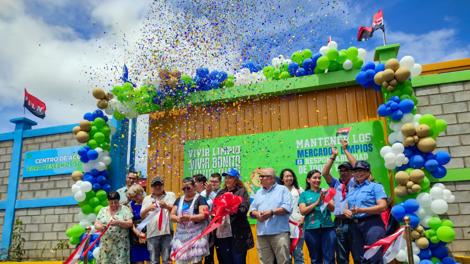 Inauguran moderno centro de acopio en el mercado Roberto Huembes