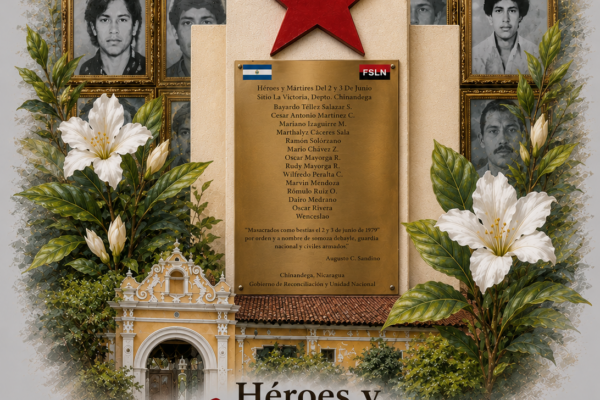 2 y 3 de junio de 1979: Recordando a los Héroes y Mártires de la insurrección de Chinandega