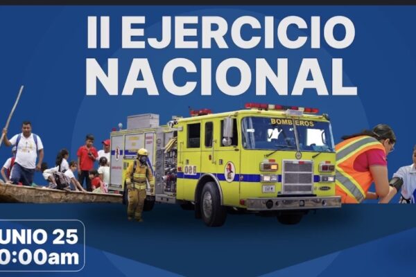 Sinapred convoca a participar en el Segundo Ejercicio Nacional de Protección de la Vida este 25 de junio