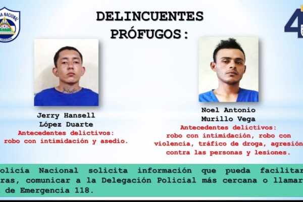 Uno preso y dos prófugos por violento asalto contra taxista en Managua