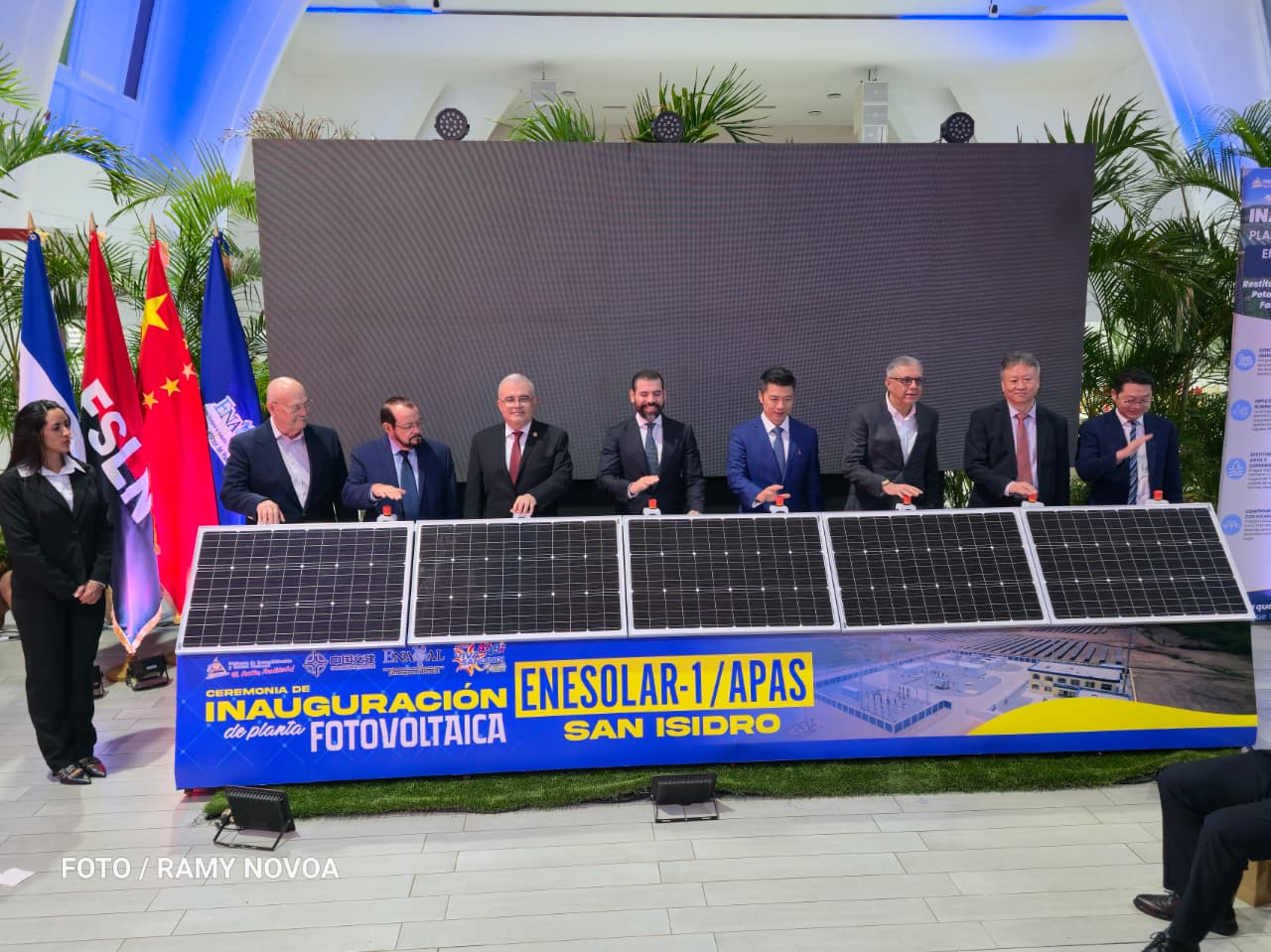 Nicaragua inaugura planta solar Enesolar 1 en Matagalpa para fortalecer el acceso al agua potable