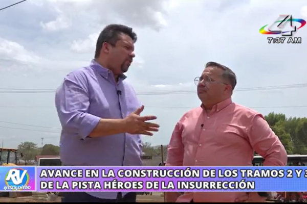 Pista Héroes de la Insurrección fortalece drenaje y modernización vial en Managua