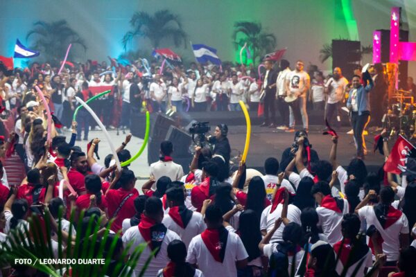Juventud Sandinista reafirma compromiso con la paz durante Congreso Nacional