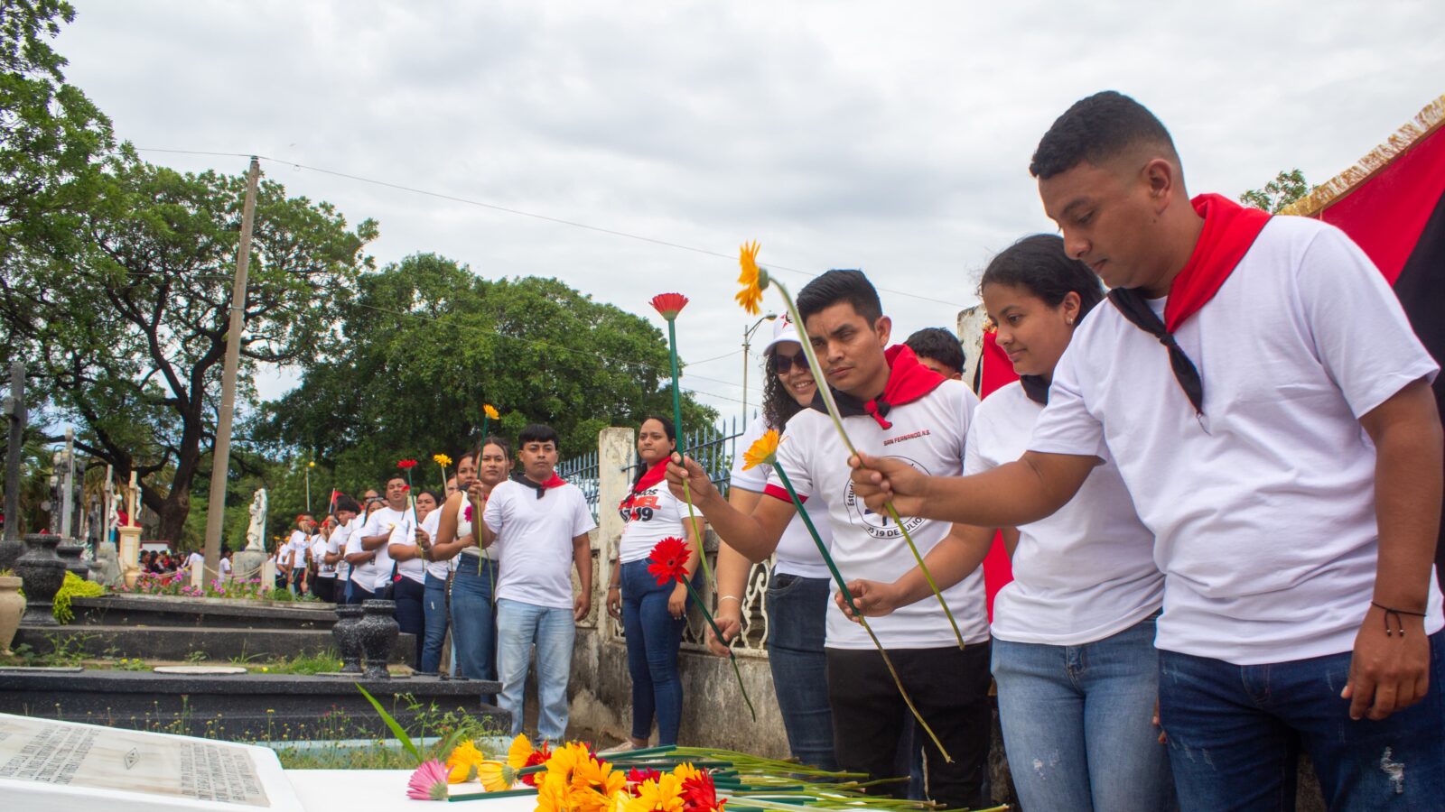 “Todos somos Julio”: Juventud Sandinista rinde homenaje al héroe de la resistencia urbana