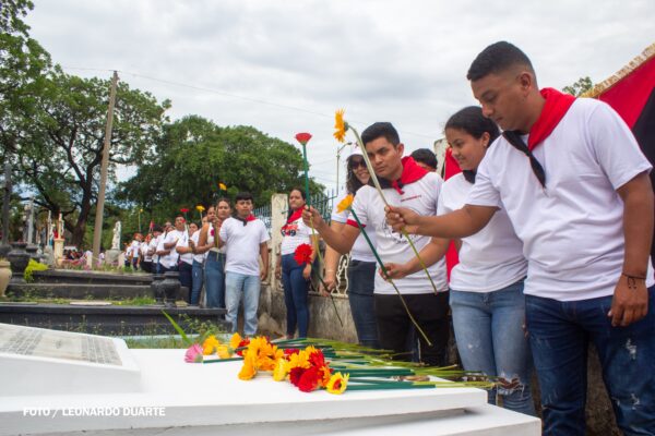 “Todos somos Julio”: Juventud Sandinista rinde homenaje al héroe de la resistencia urbana