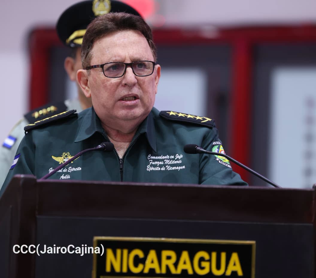 General Avilés destaca compromiso de la Fuerza Aérea con la soberanía y la paz de Nicaragua