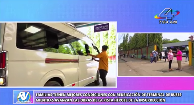 Reubicación de terminal de buses en Managua brinda mayor seguridad y mejores condiciones para más de 17 mil usuarios diarios