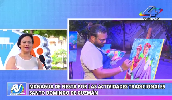 Managua Creativa Multicultural fortalece el turismo y la recreación familiar durante las fiestas de Santo Domingo de Guzmán