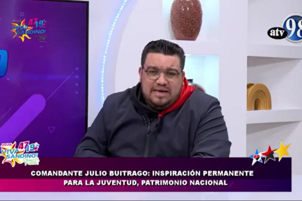 Juventud Sandinista honra a Julio Buitrago y ratifica su compromiso con la paz y la Revolución