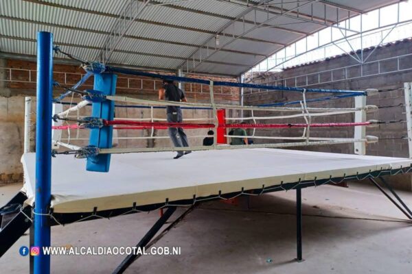 Alcaldías de Nueva Segovia fortalecen las Escuelas Municipales de Boxeo con la renovación de sus rings