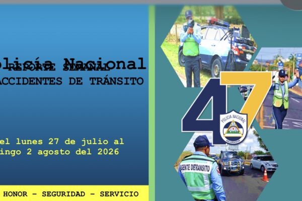 Managua continúa encabezando la incidencia de accidentes de tránsito en Nicaragua