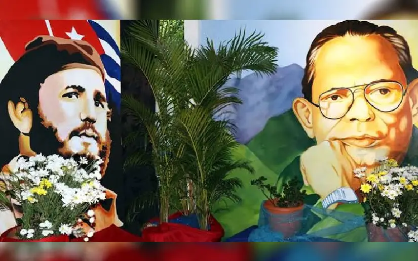 Comandantes Tomás Borge y Fidel Castro, símbolos de lucha, dignidad y revolución