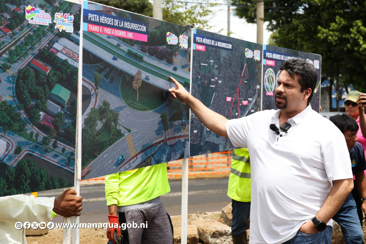 Obras de drenaje de la Nueva Pista Héroes de la Insurrección superan el 72 % de avance
