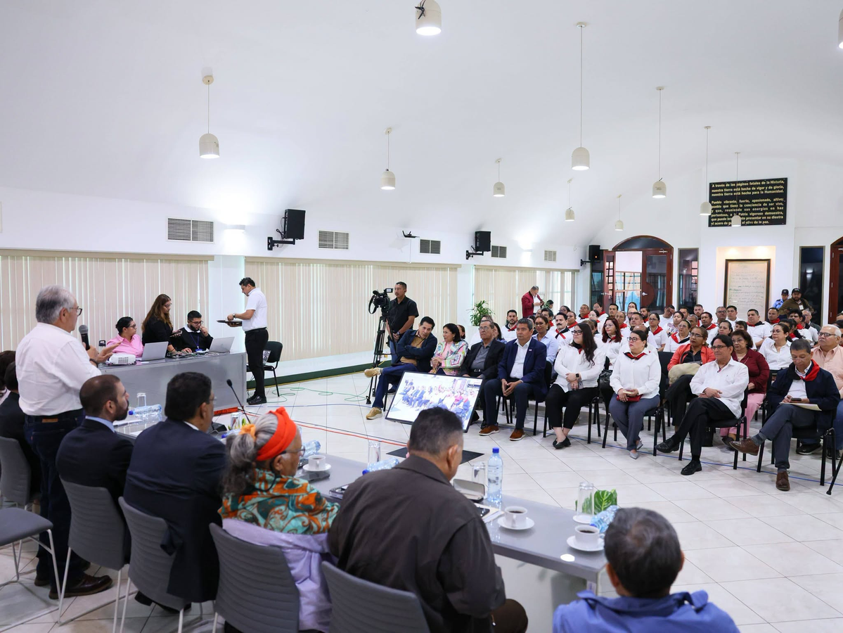 Comisión Especial presenta propuesta de reforma constitucional ante embajadores