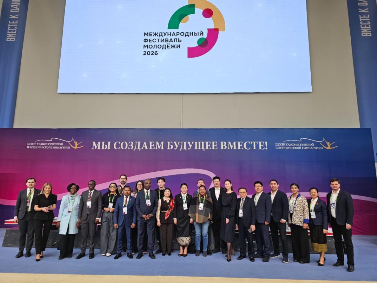 Juventud Presidente en Festival Mundial de la Juventud