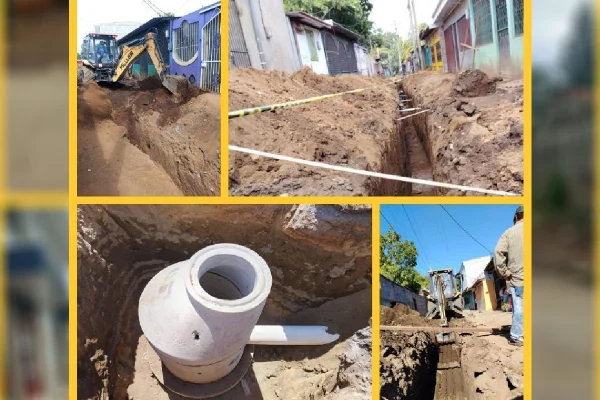 Saneamiento en barrio Milagro de Dios, Managua
