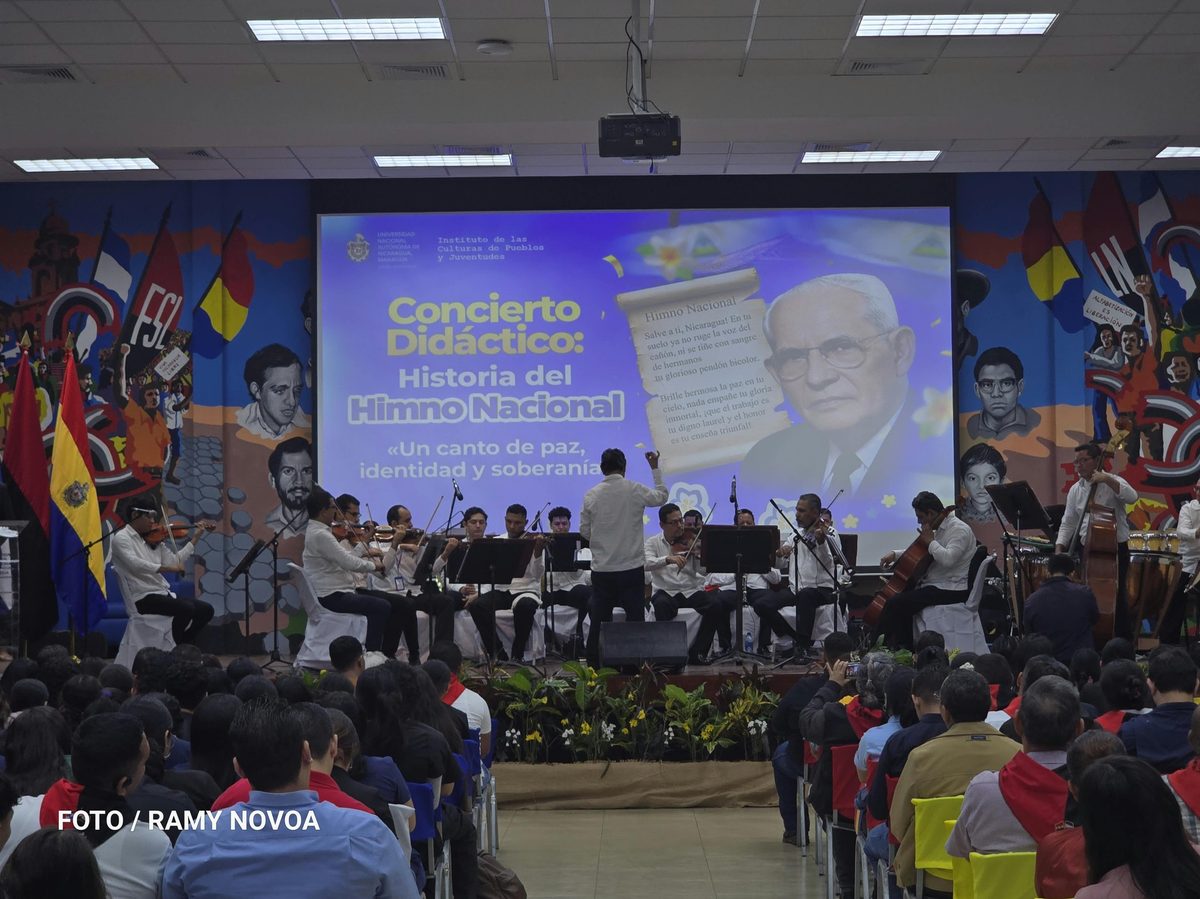 Concierto didáctico rescata la historia y evolución del Himno Nacional de Nicaragua